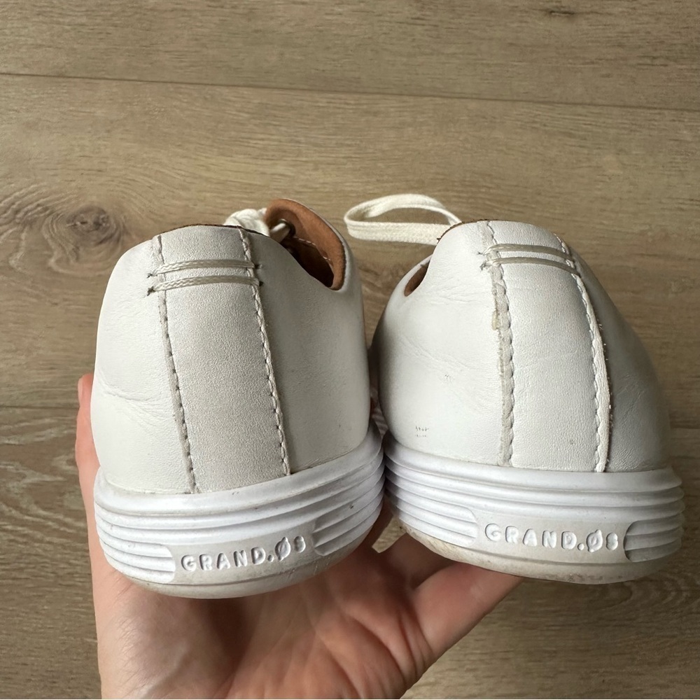 Cole Haan White Sneakers Shoes Sz 8.5 - Picture 8 of 10